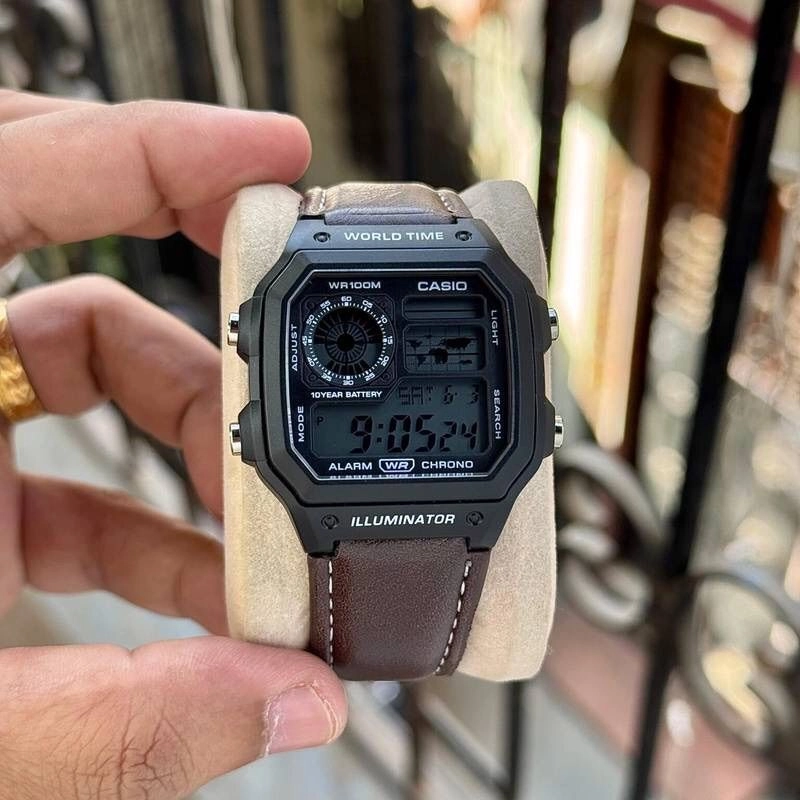 Casio Youth AE-1200WHL Black Vintage 2