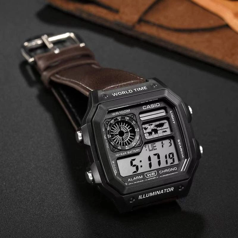 Casio Youth AE-1200WHL Black Vintage 3