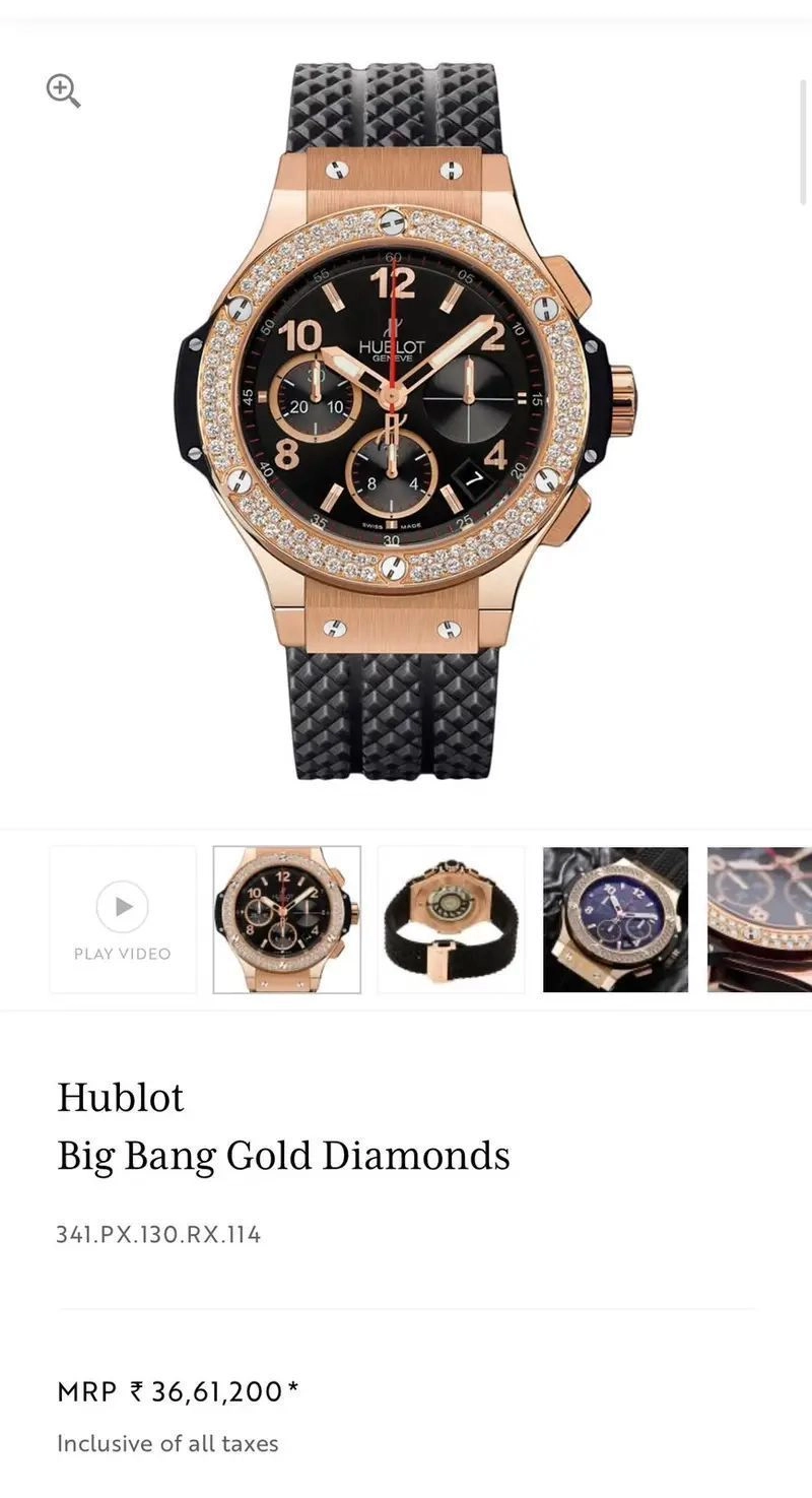 Hublot Big Bang Diamonds Chronograph 5