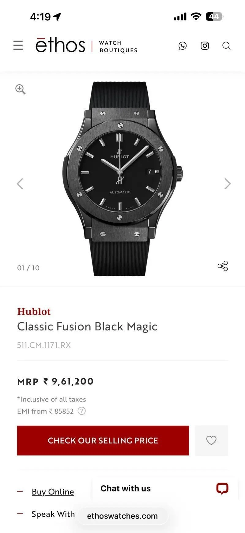 Hublot Classic Fusion Automatic Black Edition 2