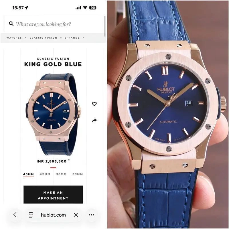 Hublot Classic Fusion Automatic Blue 2