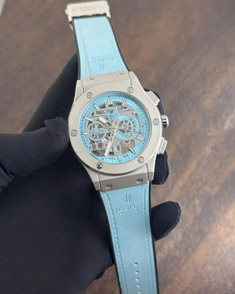 Hublot Ice Blue Leather Quartz 1