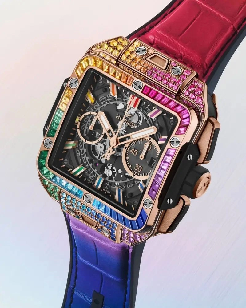 Hublot Square Bang Unico Rainbow 4