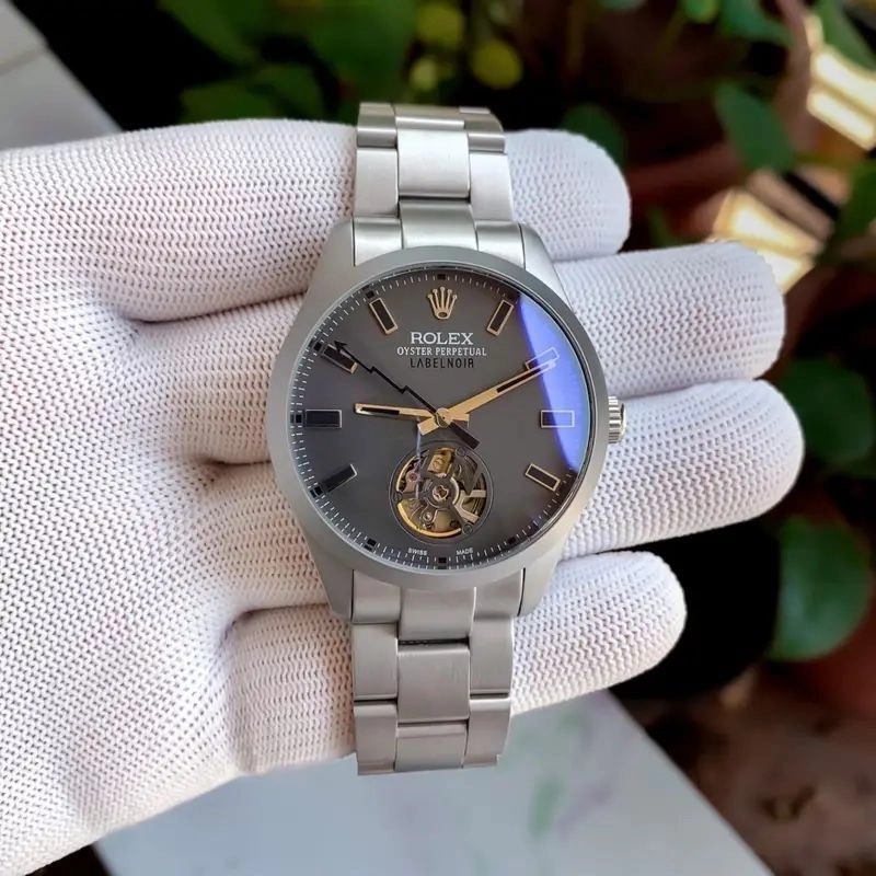 Rolex Label Noir Tourbillon Grey Dial 1