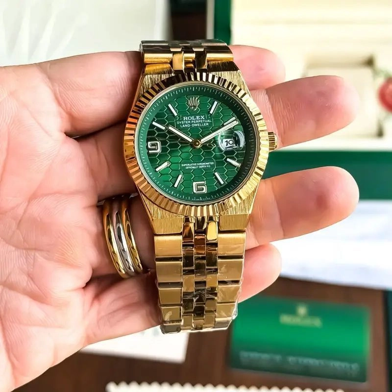 Rolex Land Dweller Green Gold Edition 4