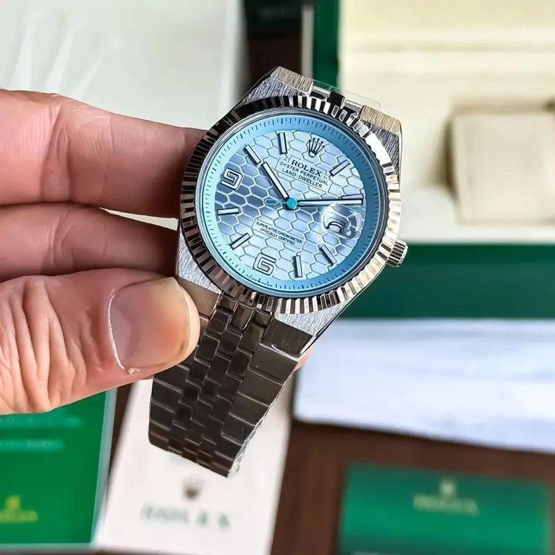 Rolex Land Dweller Sky Blue Silver Edition 4