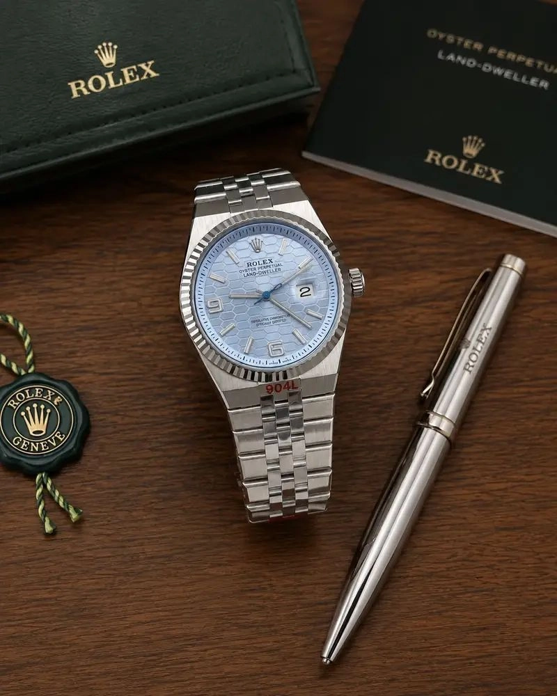Rolex Land-Dweller 41MM Light Blue Dial Automatic 1