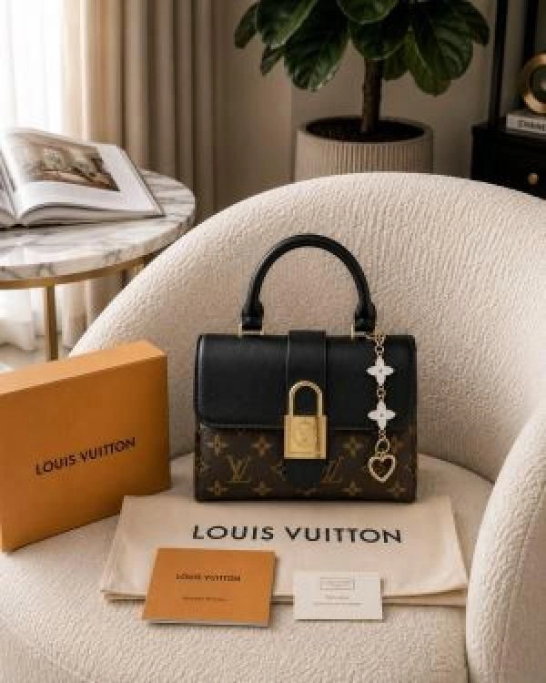 LOUI VUITTON LOCKY HANDBAG WITH BOX 6589 1