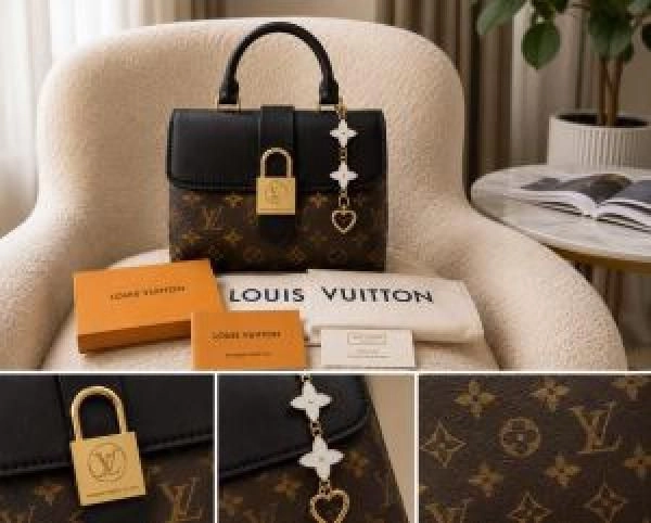 LOUI VUITTON LOCKY HANDBAG WITH BOX 6589 2