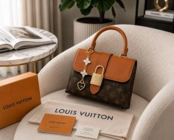 LOUI VUITTON LOCKY HANDBAG WITH BOX 6588 2