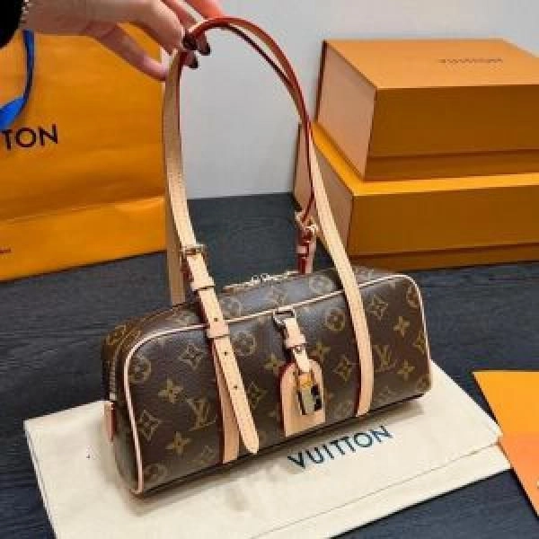 LOUI VUITTON HANG ON MONOGRAM HANDBAG WITH BOX 6586 1