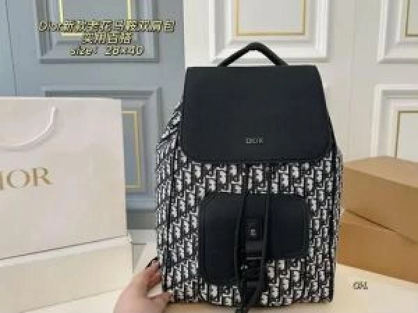 CHRISTIAN DIO OBLIQUE BACKPACK PREMIUM QUALITY 6584 3