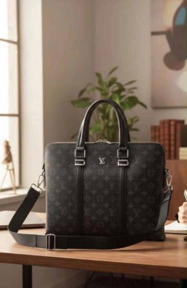 Loui Vuitton Polished Premium Quality Laptop Bag 6582