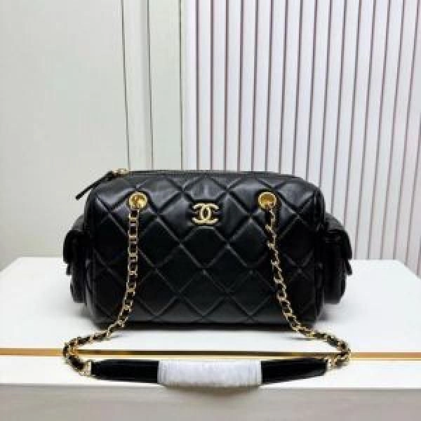 CHANE BOWLING QUILTED HANDBAG WITH BOX 5157 1