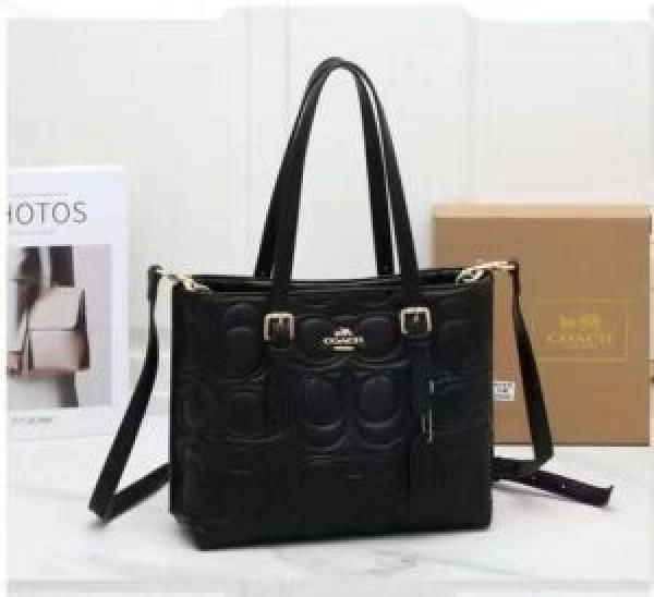 Coac Maggie Pebbled Leather Top Handle Crossbody Bag With Magnetic Box Including 5062 1