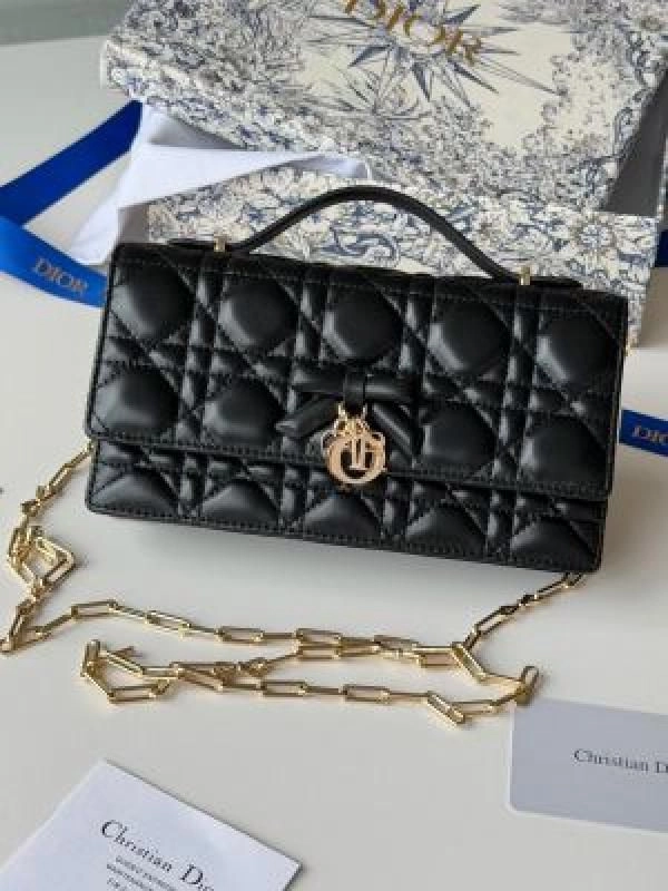 Christian Dioxr Lady D-Joy Style Cannage Lambskin Leather Chain Shoulder Bag 6699 2