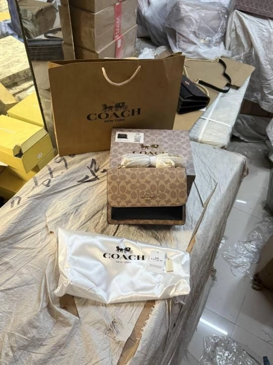 Coacch klare signature monogram crossbody bag with ogbox carrybag etc 550 2