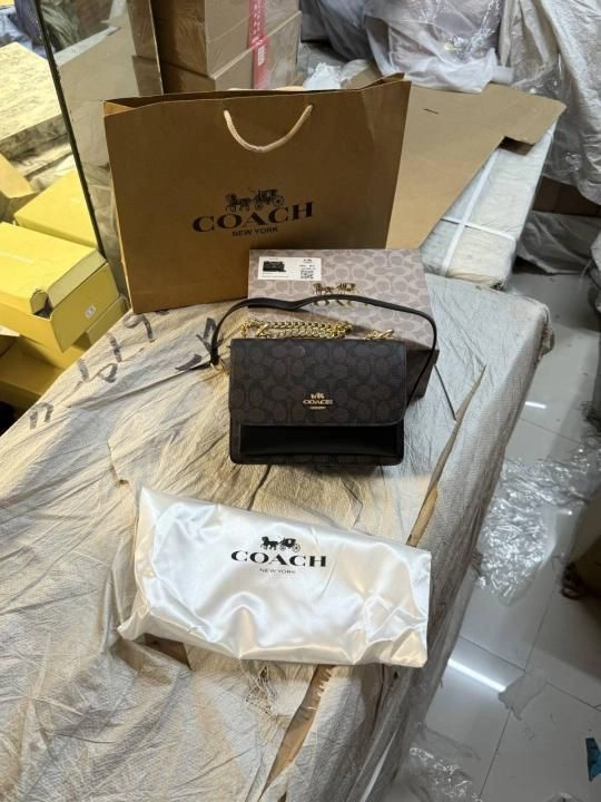Coacch klare signature monogram crossbody bag with ogbox carrybag etc 547 2