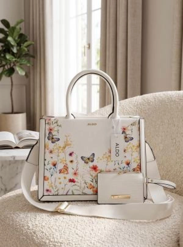 ALDDO FLORAL DESIGN HANDBAG WITH BOX 6682