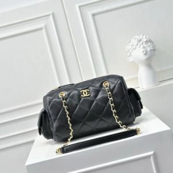 CHANE BOWLING QUILTED HANDBAG WITH BOX 6669 2