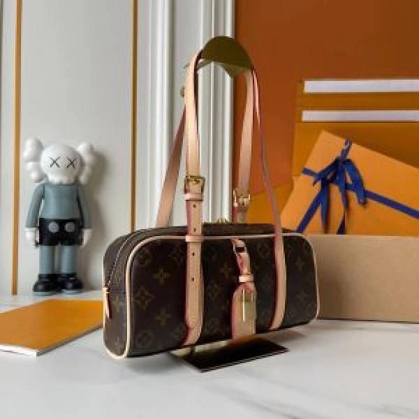 LOUI VUITTON ON BOWLING MONOGRAM HANDBAG WITH BOX 6653 3