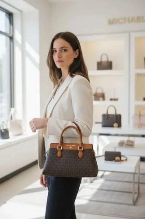 Michaell Kor Arden Satchel With Dust Cover box 6497 2