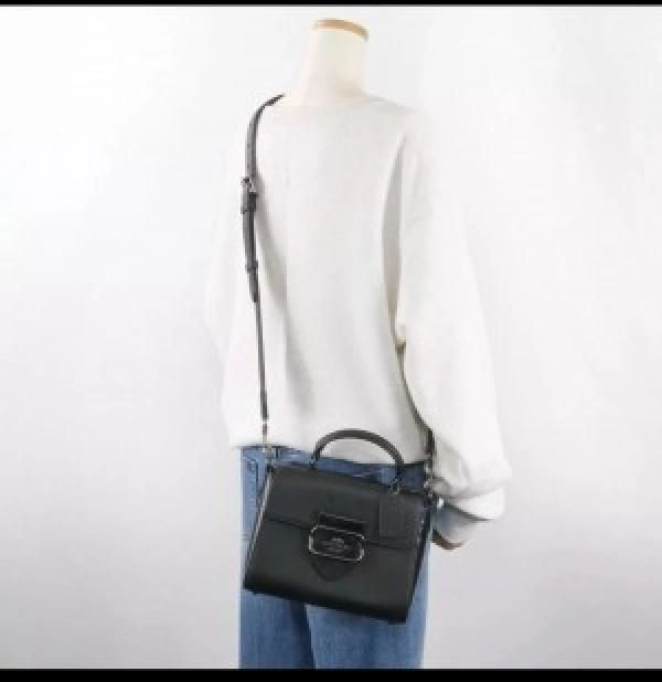 Coac Khaki Morgan Mini Satchel with box 1913 4