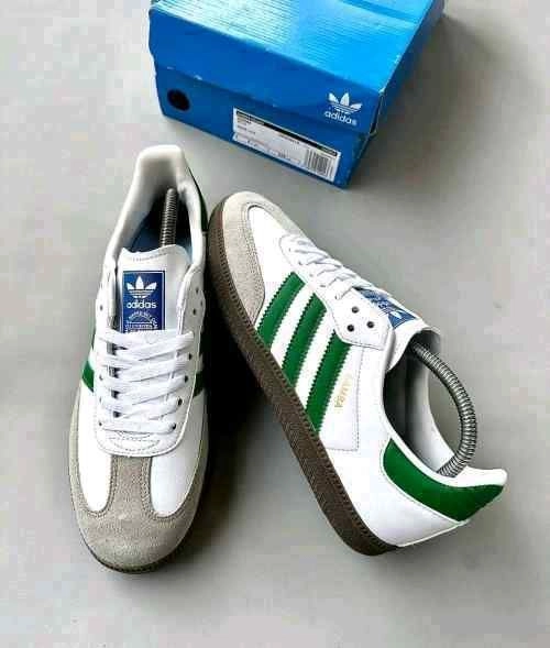 Adiddasss SAMBA WHITE GREEN 665 2