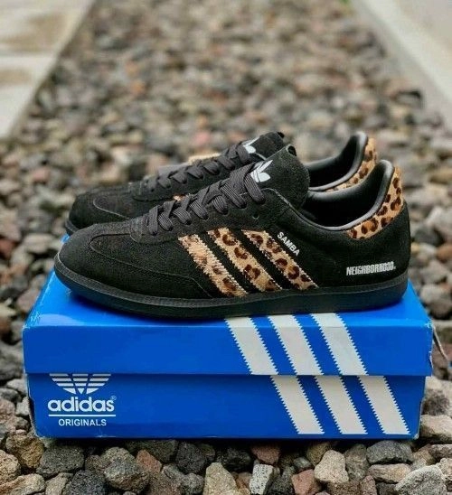 Adiddass End X Neighborhood X Samba Black Leopard 1