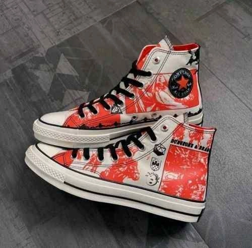Dungeons & Dragons x Converesee. Chuck Taylor All Star High Egret Red 3