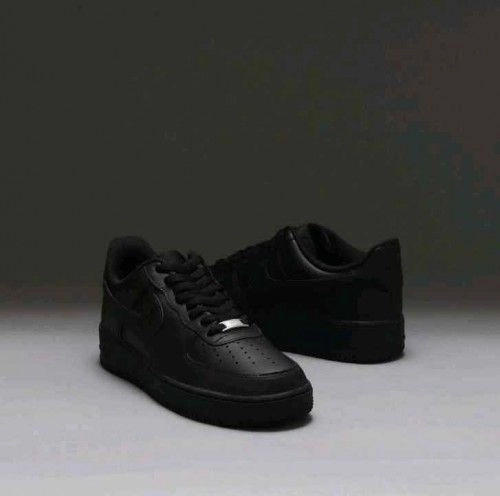 Nikkee Airforce 1 Black 1st Leather UA 2