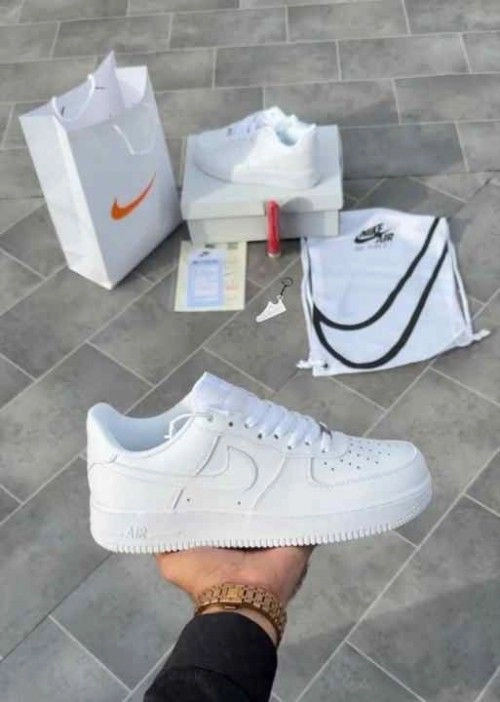 Nikkee Airforce 1 white pure leather ua quality 1