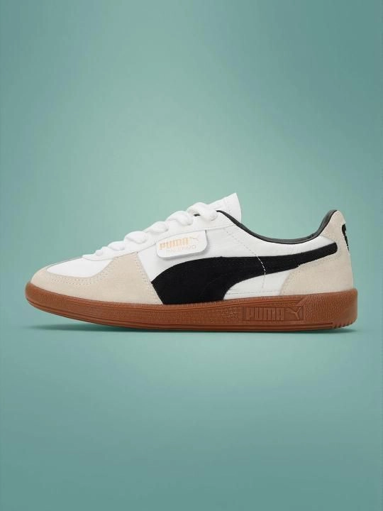SALE Pumma PALERMO WHITE BLACK WITH OG BLX 1