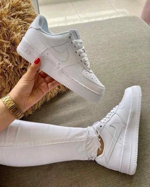 Nikkee Airforce 1 white pure leather ua quality 2