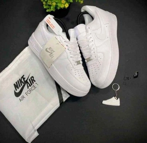 Nikkee Airforce 1 white pure leather ua quality 5