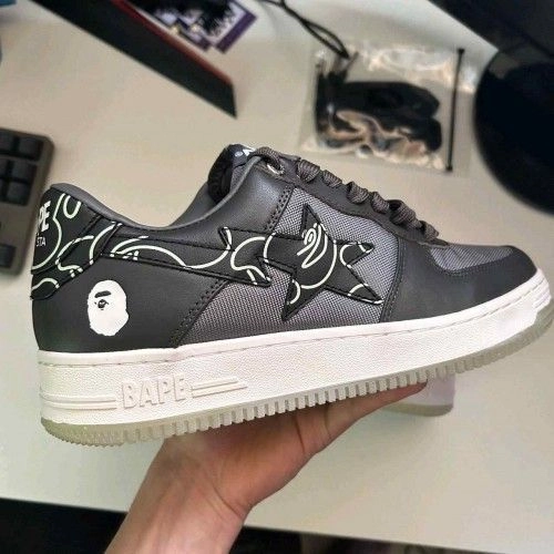 A BathinGahpe Bape StaText Code Camo Charcoal 3