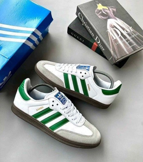 Adiddass SAMBA WHITE GREEN 461 4