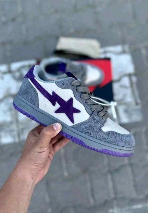 A bathinGahpe bape Sk8 Sta court purple 1