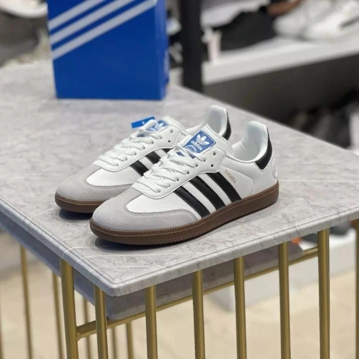 ADIDDAS SAMBA WHITE MENS PREMIUM QUALITY FIX 1
