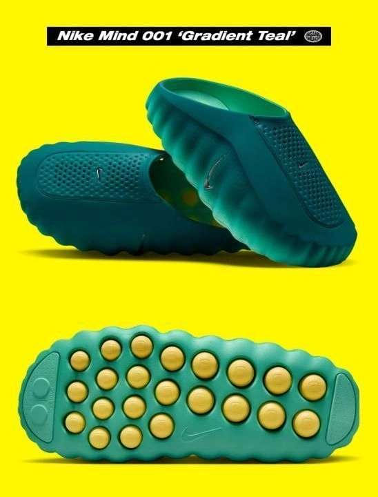 NIIKE MIND 001 SLIDE GEODE TEAL LIGHT MENTA FIX 2