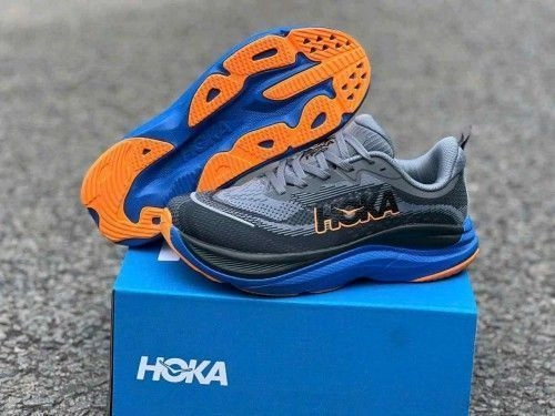Hoka Skyflow Wide in DownpourThunder Cloud 1