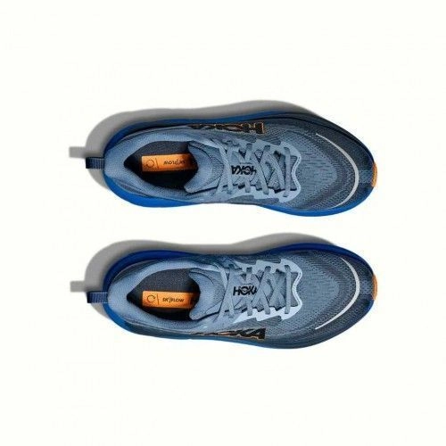 Hoka Skyflow Wide in DownpourThunder Cloud 2