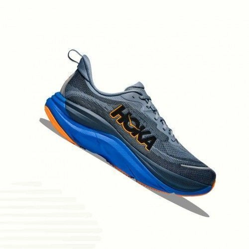 Hoka Skyflow Wide in DownpourThunder Cloud 3