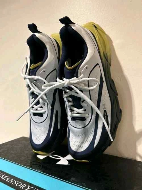 Underr Armour Halo RacerWashed Navy Yellow Shade 3