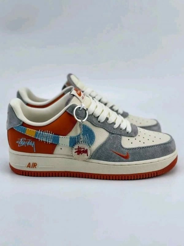 Nikkee AirForce 1 Low 07 -x STu_ssy Orange Fix 1