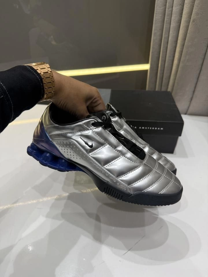 Maha Amsterdam x Nikkee Total 90 Secutor Shox Magia Metallic Silver Black Blue 6083 Fix 2