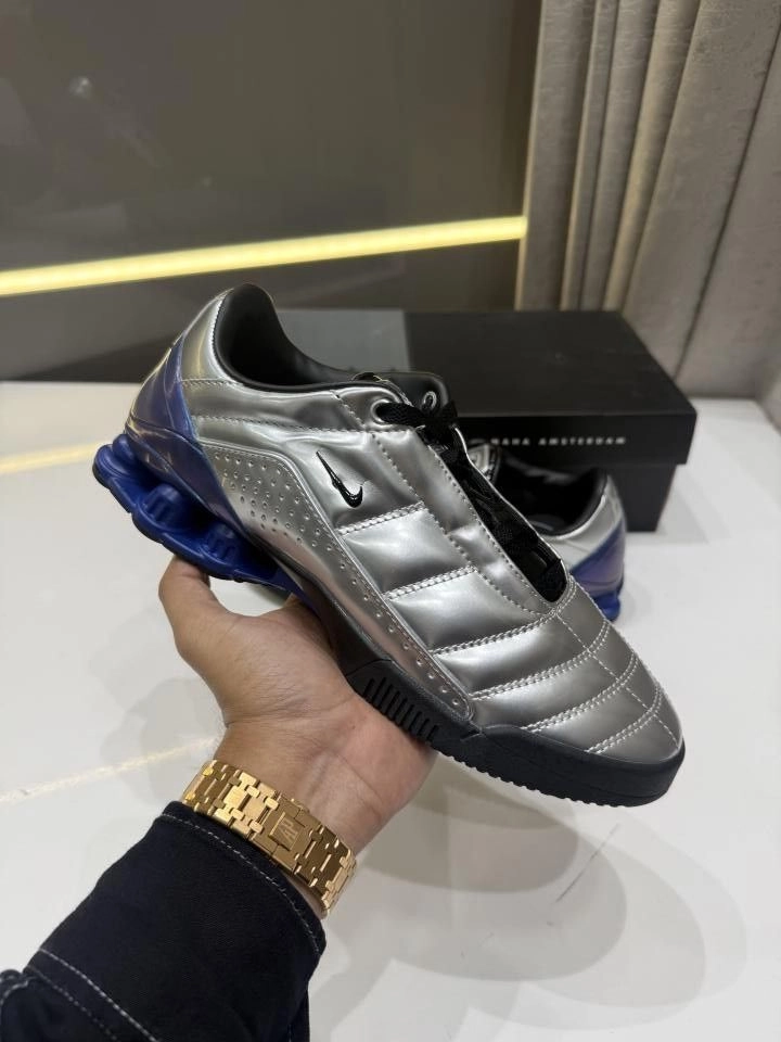 Maha Amsterdam x Nikkee Total 90 Secutor Shox Magia Metallic Silver Black Blue 6083 Fix 4
