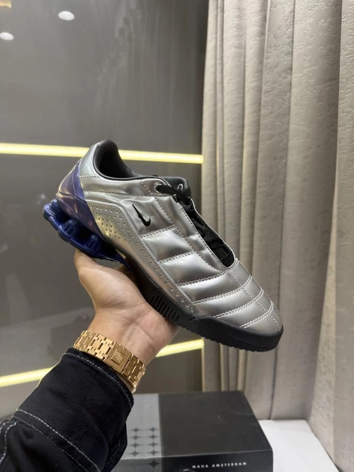 Maha Amsterdam x Nikkee Total 90 Secutor Shox Magia Metallic Silver Black Blue 6083 Fix 5