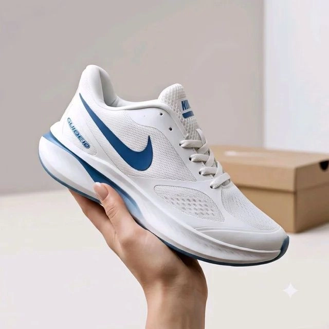 Nike Guide 10 Full White Shade Blue (First Copy)