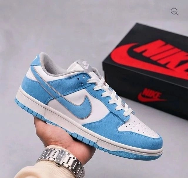 Nike Air Jordan Cement Blue Dunk (First Copy)